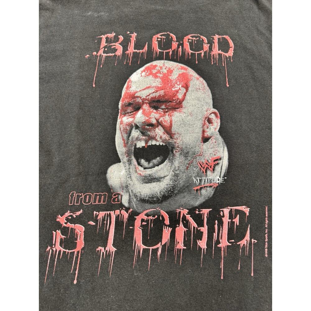 Vintage WWF Stone Cold Steve Austin T-Shirt XL Blood from a Stone XL